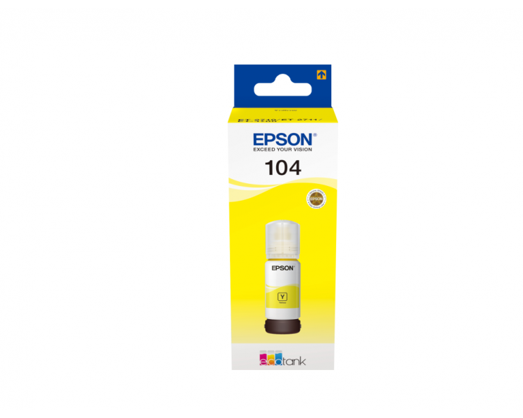 BOTELLA EPSON 104 AMARILLO