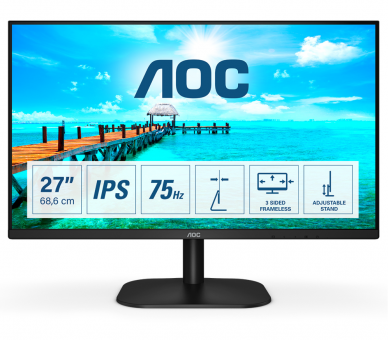 MONIOTR AOC 27B2DA 27 IPS FHD 4MS VGA DVI HDMI ALTAVOCES