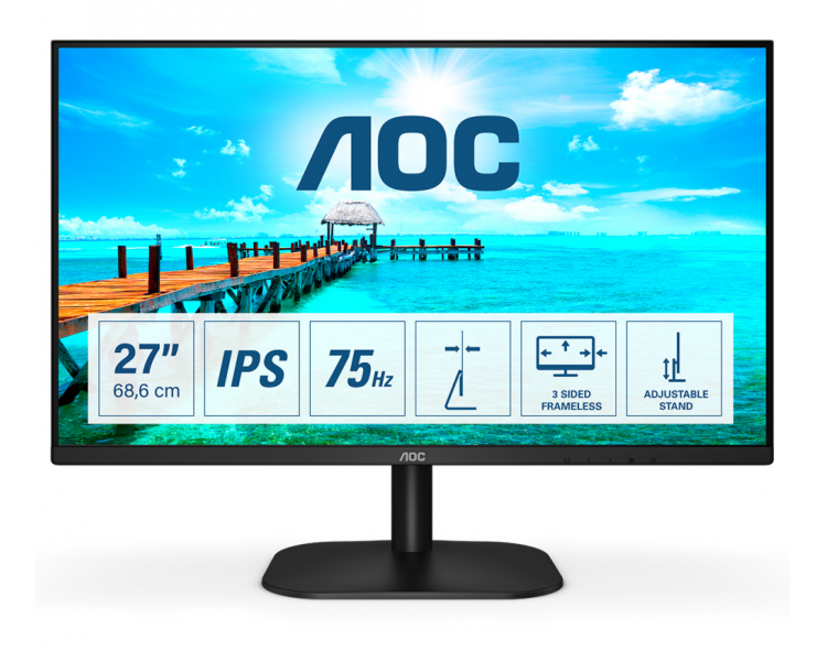 MONIOTR AOC 27B2DA 27 IPS FHD 4MS VGA DVI HDMI ALTAVOCES