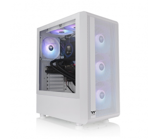 CAJA THERMALTAKE S200 TG ATX 2XUSB 30 ARGB SIN FUENTE BLANCO