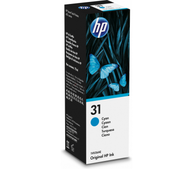 BOTELLA TINTA HP 31 CIAN 70ML