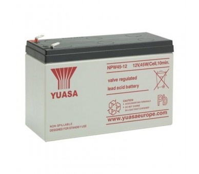 p ph2NPW45 12 h2NPW45 12 12V 9Ah Yuasa 5 Ano de la bateria Alta Tasa VRLAbrCapacidad Ah 20 HR 75brbrul libCaracteristicas b li 