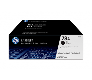 TONER HP 78A PACK AHORRO NEGRO X 2