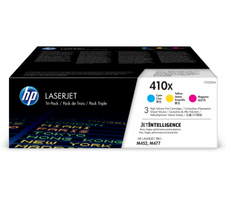 TONER HP 410X PACK 3 COLORES