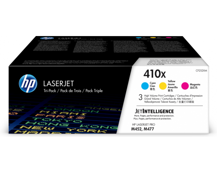 TONER HP 410X PACK 3 COLORES