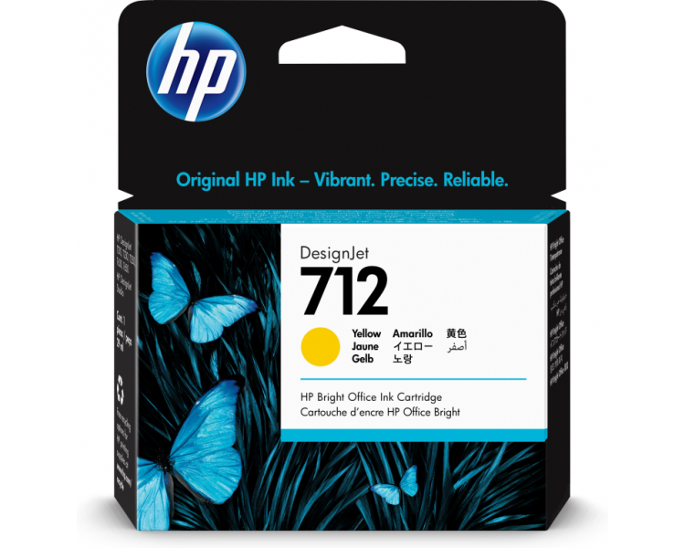 TINTA HP 712 AMARILLO