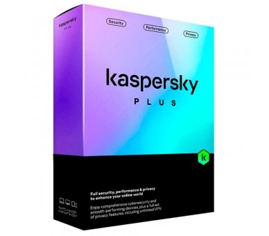 ph2Antivirus Kaspersky Plus h2bSEGURIDAD bbrul liAntivirus en tiempo real Bloquea amenazas como virus malware troyanos y ransom