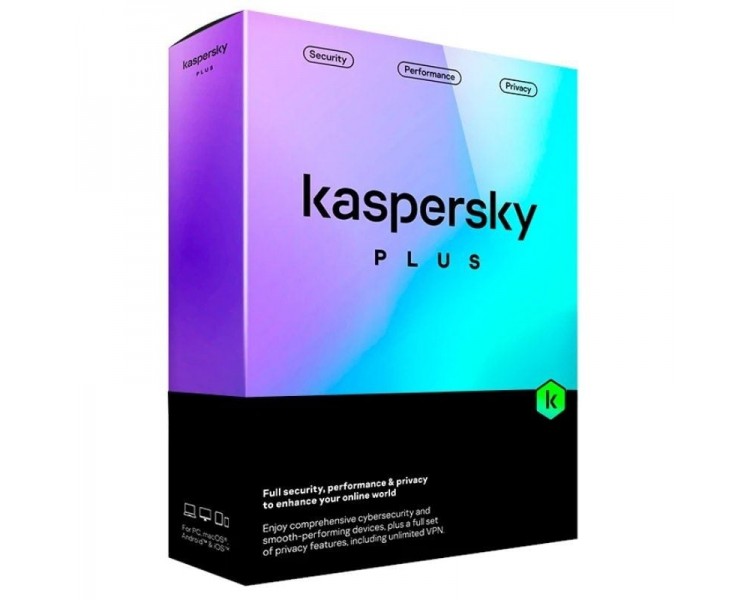 ph2Antivirus Kaspersky Plus h2bSEGURIDAD bbrul liAntivirus en tiempo real Bloquea amenazas como virus malware troyanos y ransom