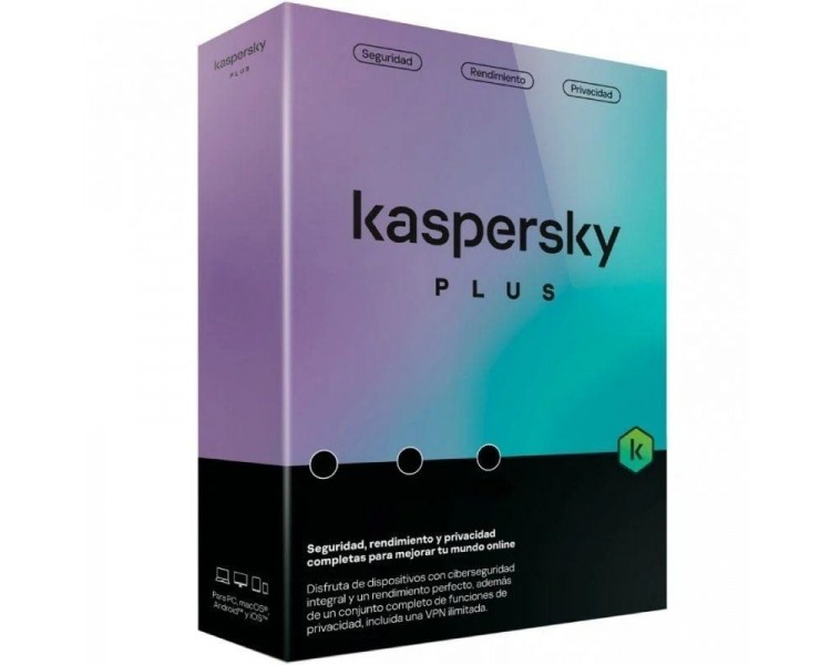 ph2Antivirus Kaspersky Plus h2bSEGURIDAD bbrulliAntivirus en tiempo real Bloquea amenazas como virus malware troyanos y ransomw