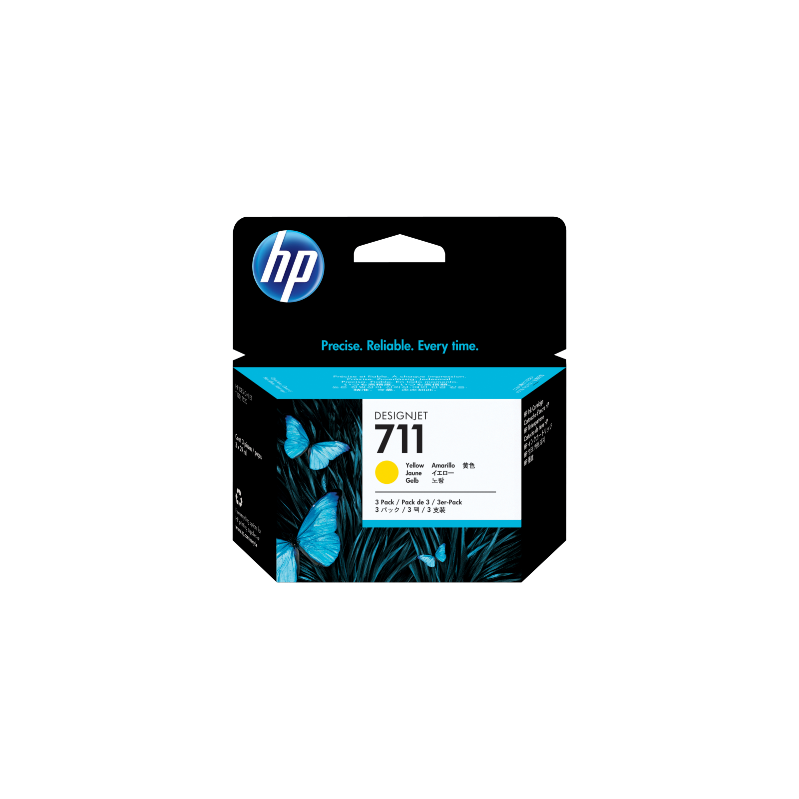 TINTA HP 711 AMARILLO