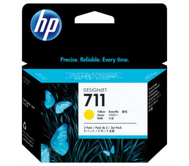 TINTA HP 711 AMARILLO