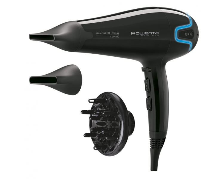 SECADOR DE PELO ROWENTA CV8730E0 NEGRO 2200W