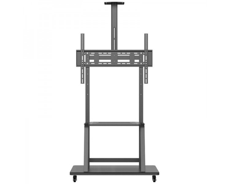 h2AISENS SOPORTE DE SUELO ECO CON RUEDA BANDEJA PARA DVD Y SOPORTE DE CaMARA PARA MONITOR TV 150KG DE 37 100 NEGRO h2h2Especifi