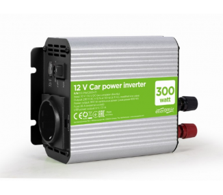 INVERSOR DE CORRIENTE GEMBIRD PARA COCHE DE 12 V 300 W