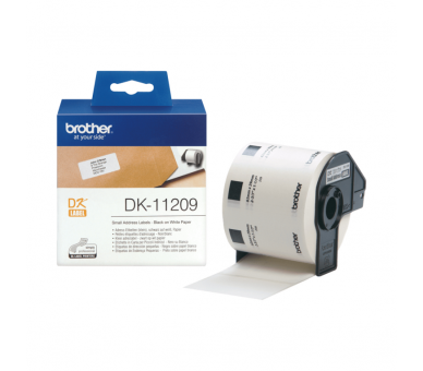 ETIQUETAS BROTHER DE DIRECCIoN PEQUENAS 62MMX29MM 800 UNIDADES DE PAPEL