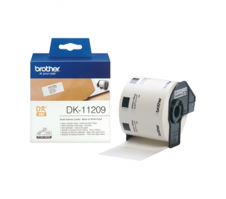 ETIQUETAS BROTHER DE DIRECCIoN PEQUENAS 62MMX29MM 800 UNIDADES DE PAPEL