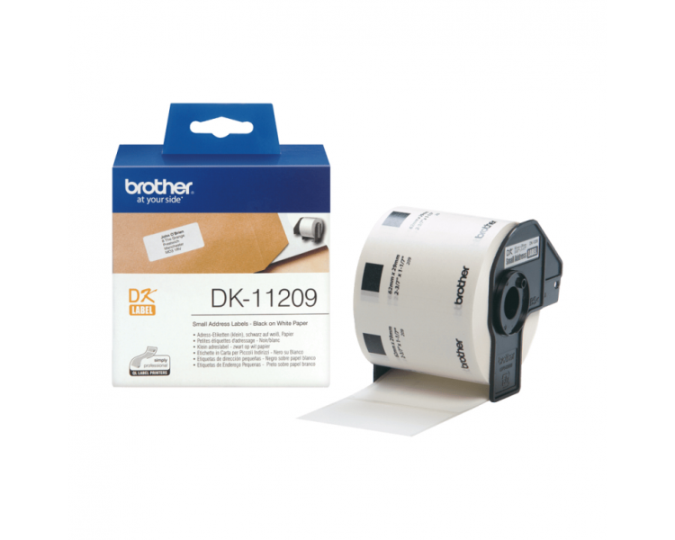 ETIQUETAS BROTHER DE DIRECCIoN PEQUENAS 62MMX29MM 800 UNIDADES DE PAPEL