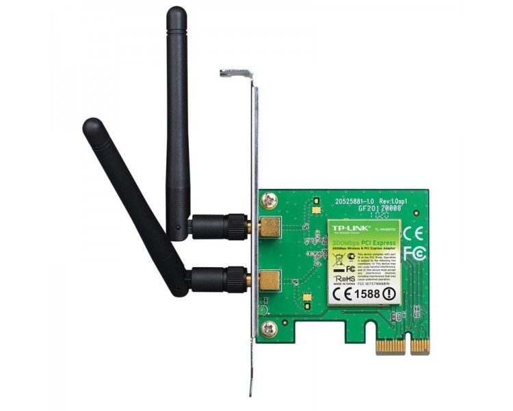 p ph2Adaptador PCI Express inalambrico N a 300 Mbps h2h2Prestaciones h2p pul liVelocidad inalambrica N de hasta 300 Mbps ideal 