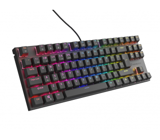 TECLADO GAMING GENESIS THOR 303 TKL RGB NEG MECANIC SWITCH PEACH SILEN HOT SWAP