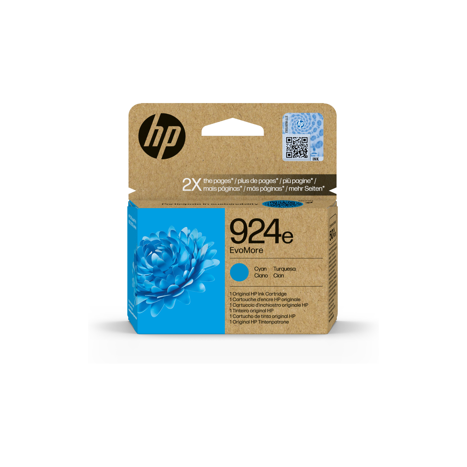 CONSUMIBLE HP 924E CIAN OFFICEJET PRO 8120 8130