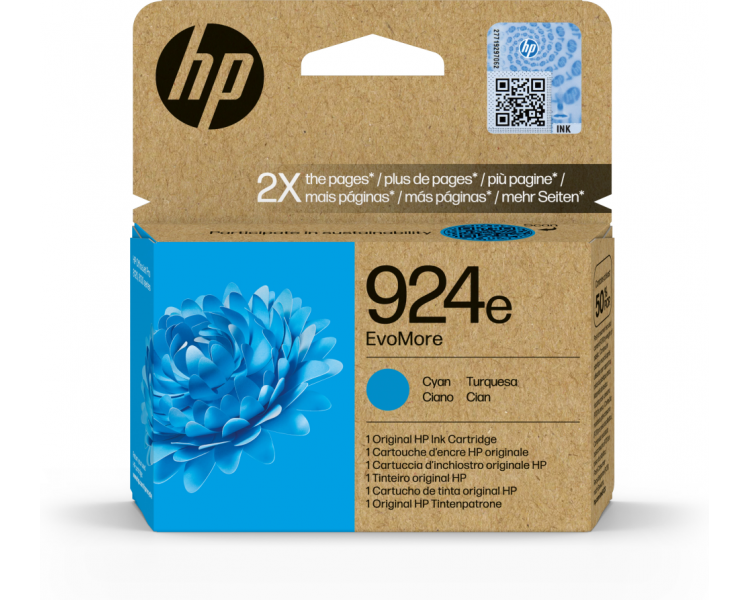 CONSUMIBLE HP 924E CIAN OFFICEJET PRO 8120 8130