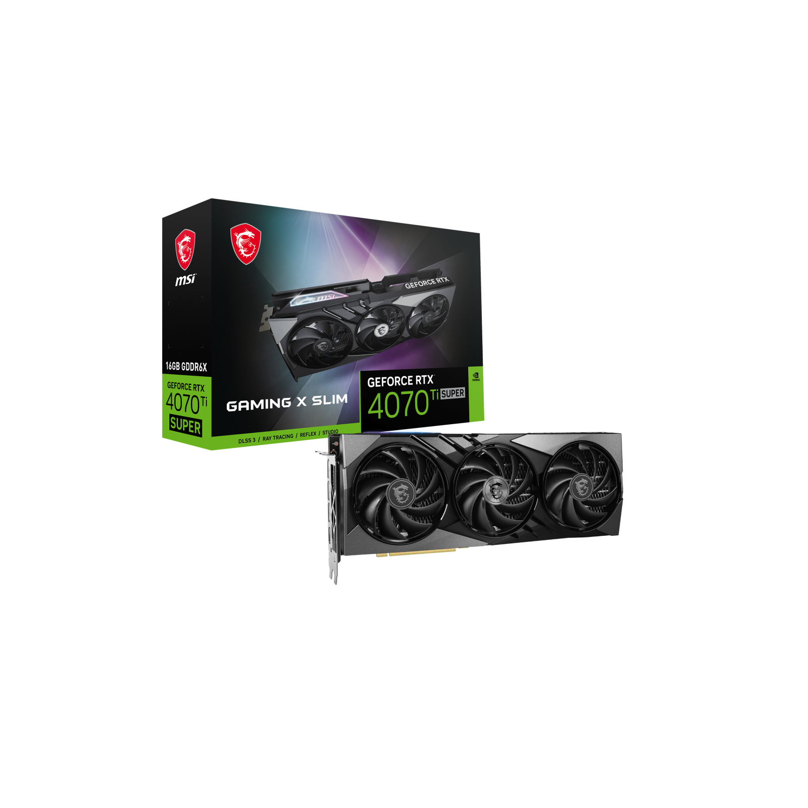 TARJETA GRAFICA MSI RTX 4070TI SUPER 16GB GAMING X SLI