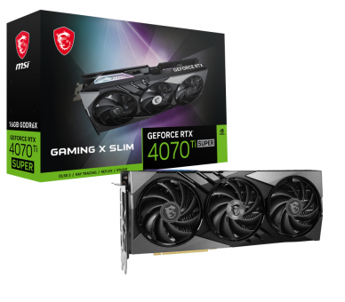 TARJETA GRAFICA MSI RTX 4070TI SUPER 16GB GAMING X SLI