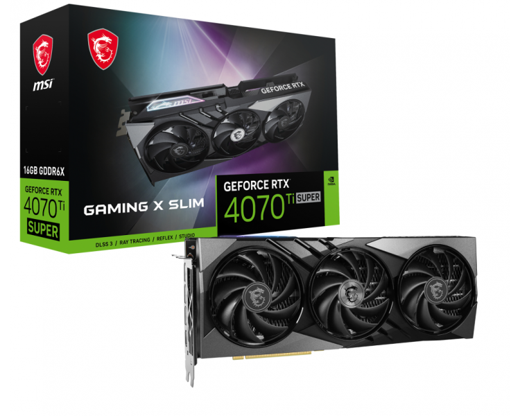 TARJETA GRAFICA MSI RTX 4070TI SUPER 16GB GAMING X SLI