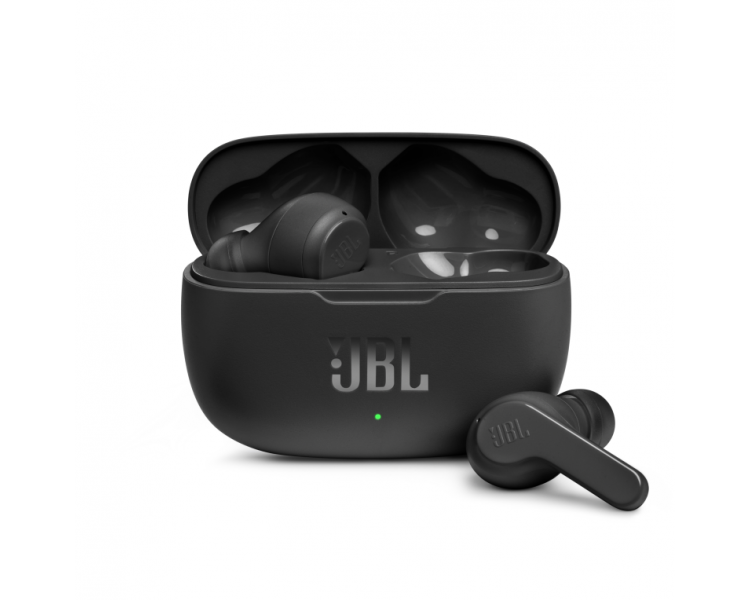 AURICULARES BLUETOOTH JBL WAVE 200TWS CON MICRO NEGRO