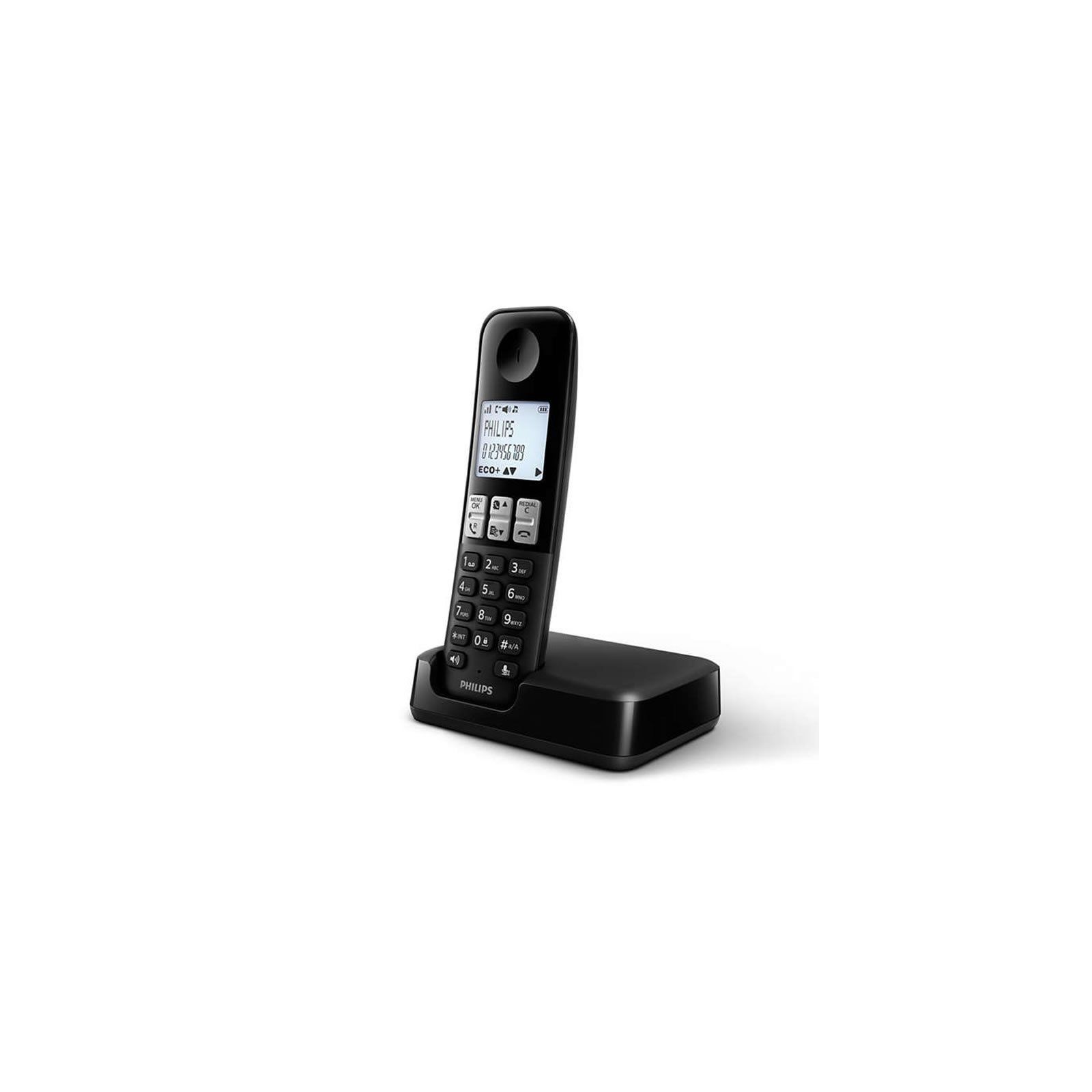 pEl telefono inalambrico D250 de Philips dispone de HQ Sound y una pantalla grande y nitida con un diseno estilizado y ergonomi