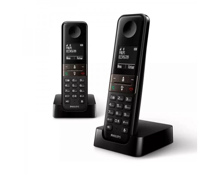 ph2Elegancia inteligente h2Con un diseno moderno y un acabado de maxima calidad este telefono inalambrico exquisitamente estili