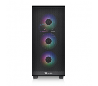 CAJA THERMALTAKE S250 TG ATX 2XUSBA 32 ARGB SIN FUENTE NEGRO