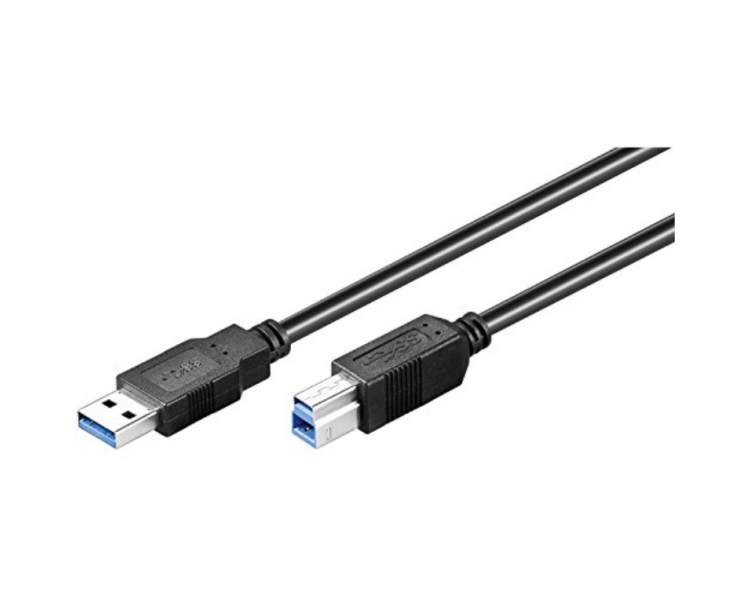 CABLE USB 30 EWENT IMPRESORA 18M TIPO A M B M NEGRO