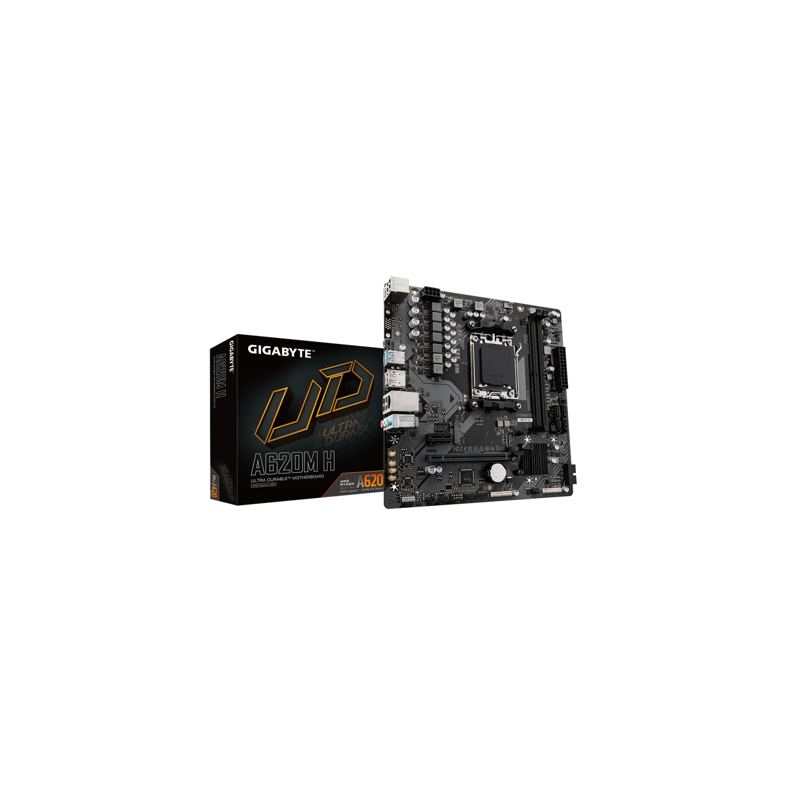 PLACA BASE GIGABYTE A620M H AM5 MATX 2XDDR5