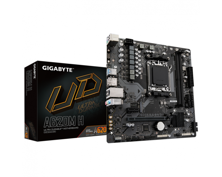 PLACA BASE GIGABYTE A620M H AM5 MATX 2XDDR5