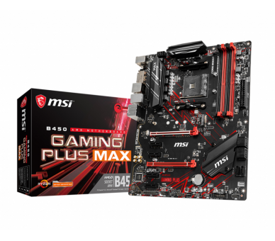 PLACA BASE MSI B450 GAMING PLUS MAX AM4 ATX 4XDDR4