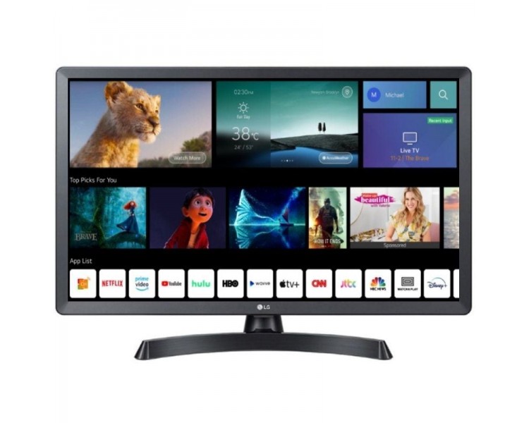 ph2TV LED de Pequena Pulgada de 28 de LG h2pstrongDisfruta de las ventajas de un televisor y de las de un monitor en un solo di