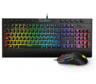 PACK KROM RGB TECLADO MEMBRANA Y RATON KALYOS