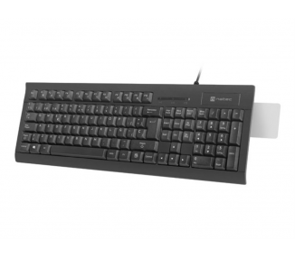 TECLADO NATEC MORAY CON LECTOR DE TARJETAS INTELIGENTES 105 TECLAS