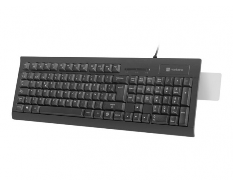 TECLADO NATEC MORAY CON LECTOR DE TARJETAS INTELIGENTES 105 TECLAS