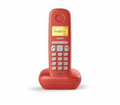 TELEFONO FIJO GIGASET A170 INALAMBRICO ROJO