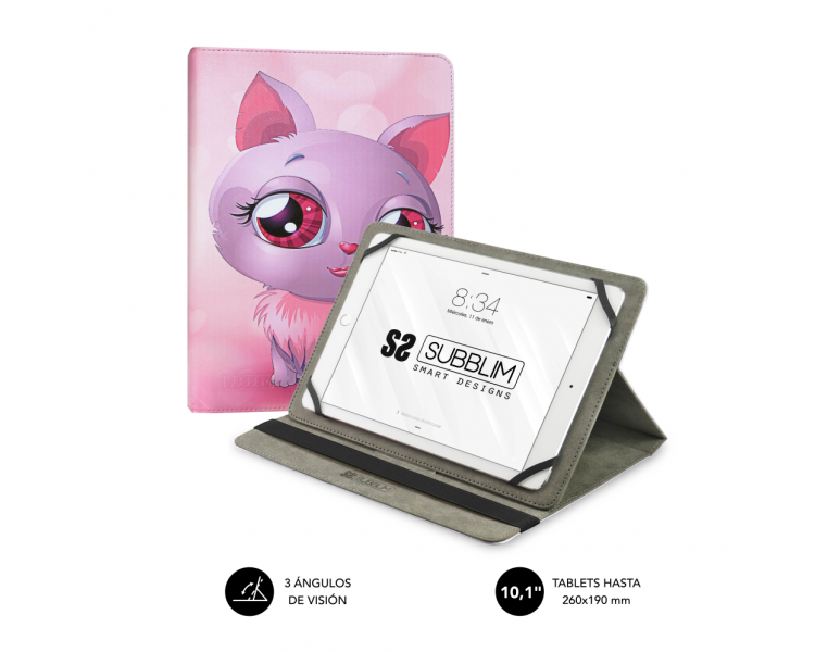 FUNDA TABLET SUBBLIM TRENDY CASE CAT 101