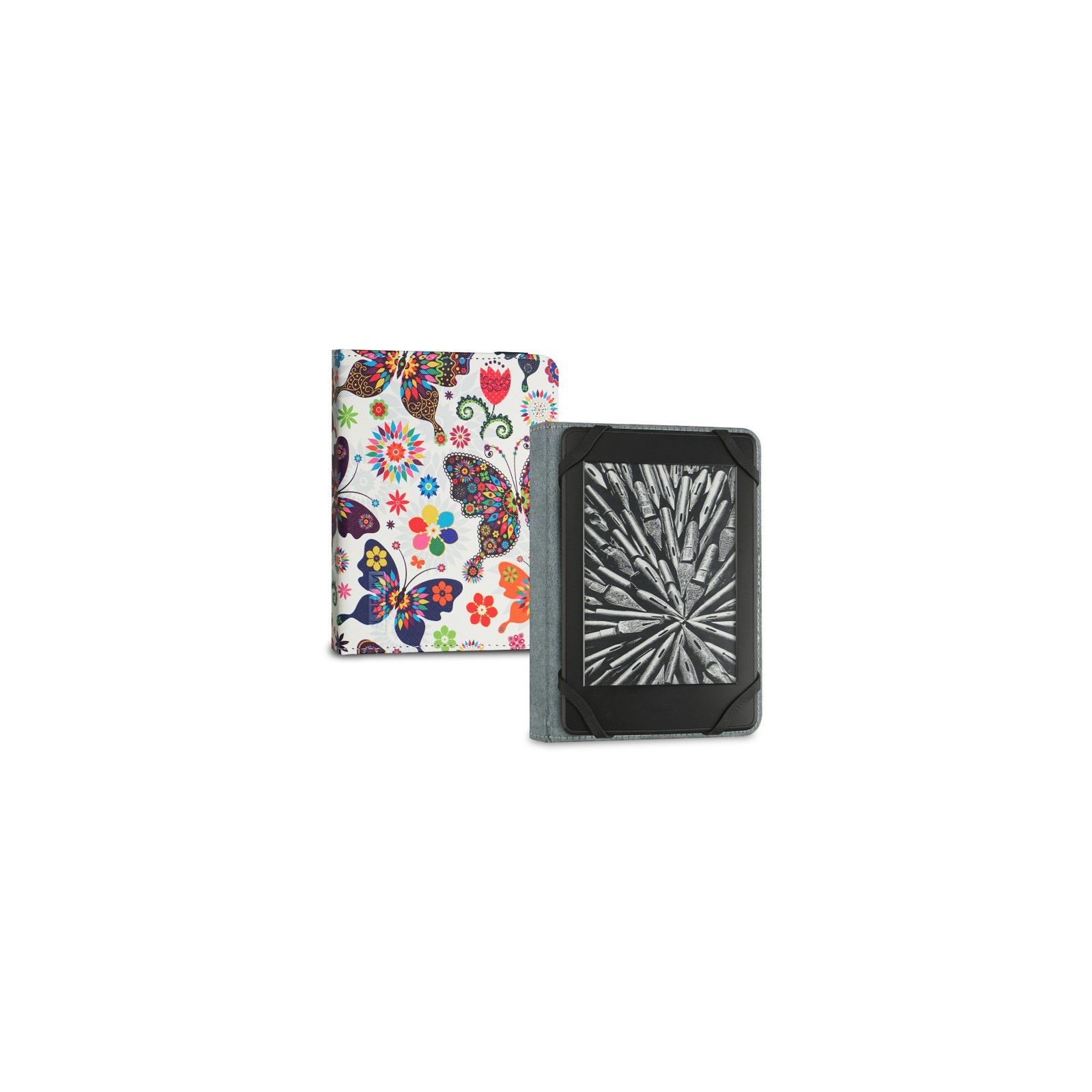 FUNDA TABLET SUBBLIM CLEVER EBOOK CASE 6 MARIPOSAS