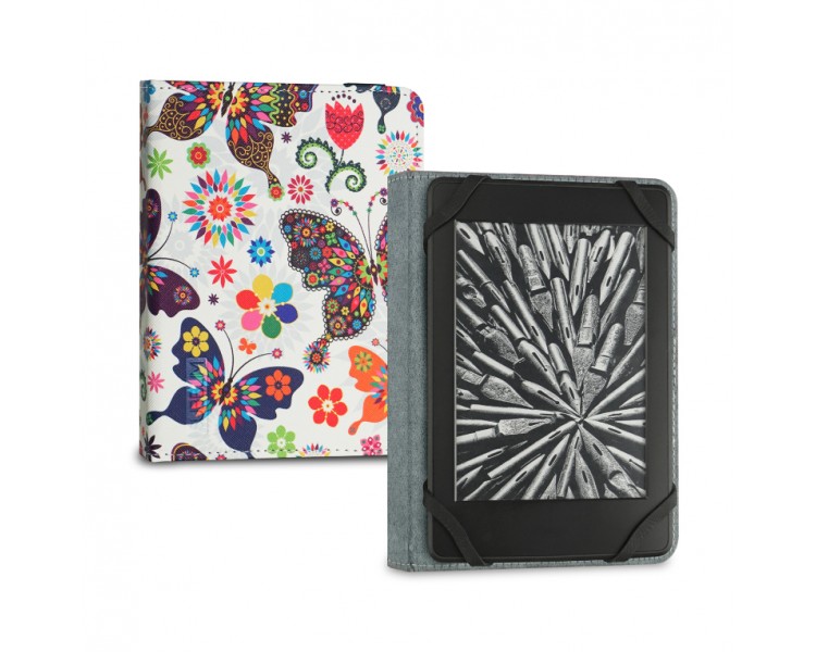 FUNDA TABLET SUBBLIM CLEVER EBOOK CASE 6 MARIPOSAS