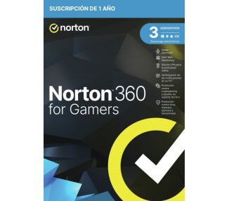 NORTON 360 FOR GAMERS 50GB ES 1 USER 3 DEVICE 12MO