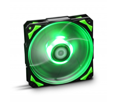 VENTILADOR CAJA NOX HUMMER H FAN LED 120MM NEGRO LED VERDE