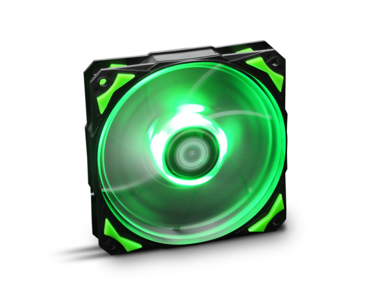 VENTILADOR CAJA NOX HUMMER H FAN LED 120MM NEGRO LED VERDE