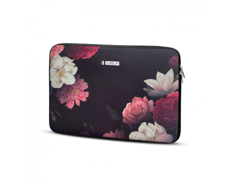 FUNDA PORTATIL SUBBLIM TRENDY SLEEVE NEO FLOWERS 156