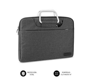 FUNDA PORTATIL SUBBLIM BUSINESS LAPTOP SLEEVE 133 14 GREY