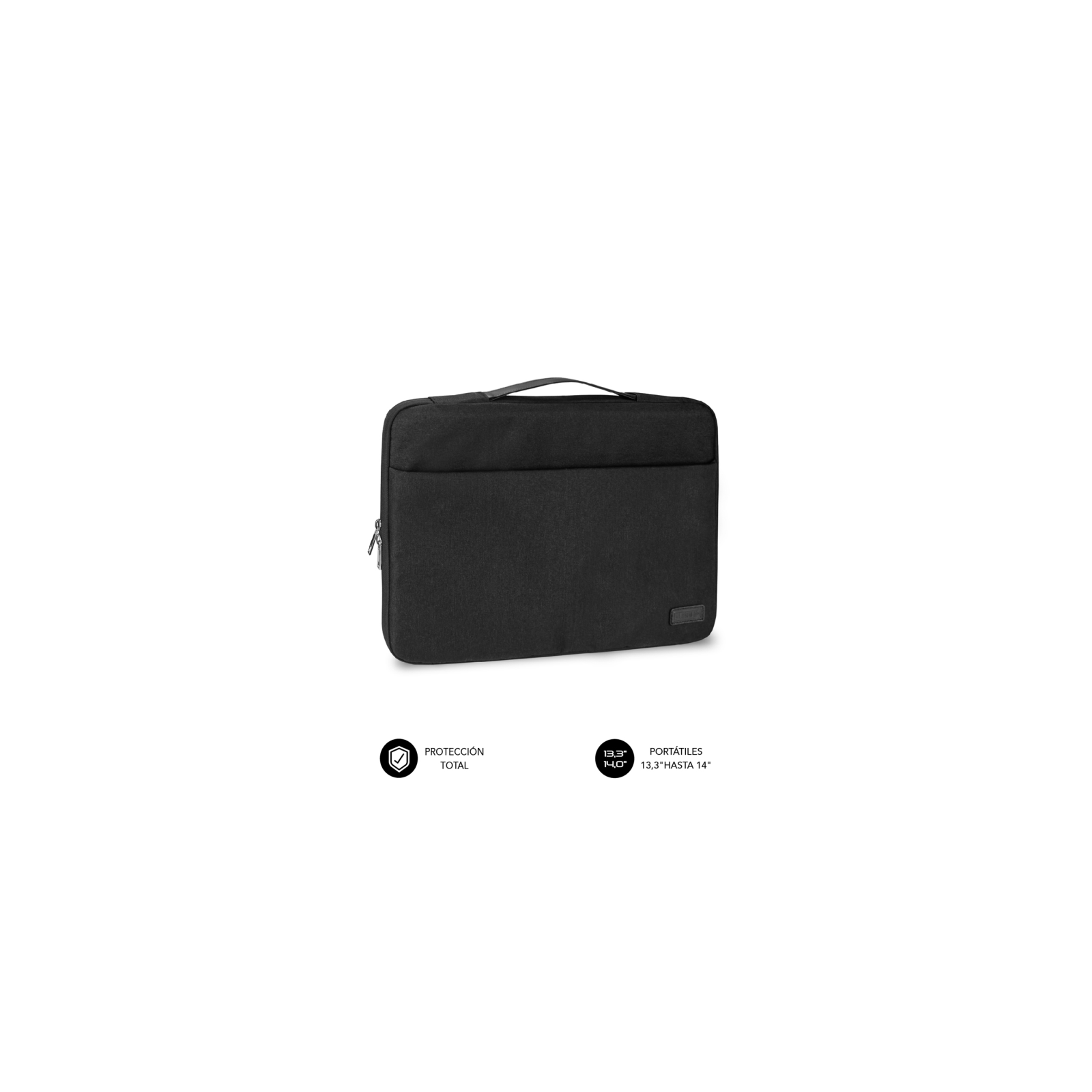 FUNDA PORTATIL SUBBLIM ELEGANT LAPTOP SLEEVE 133 14 BLACK